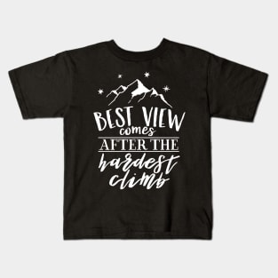 Best Mountain View Kids T-Shirt